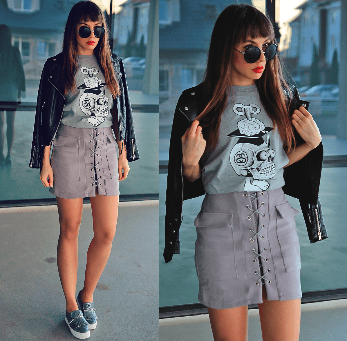 Jointy&Croissanty: skull tee