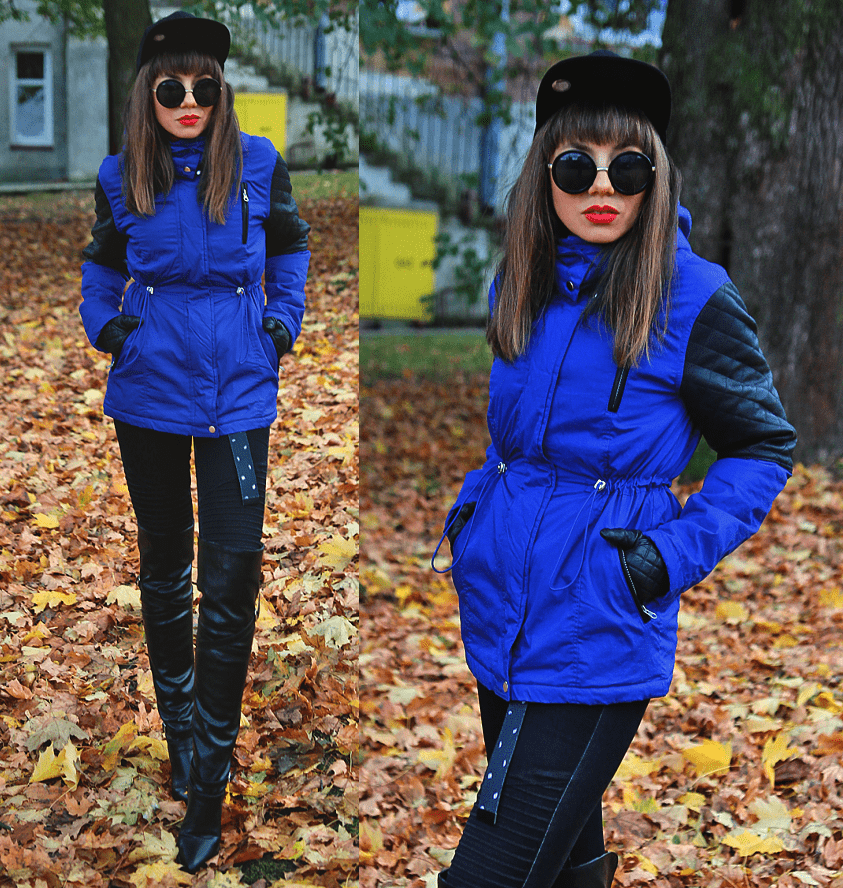 Jointy&Croissanty: blue parka jacket