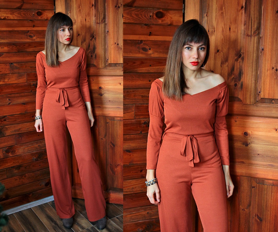 Jointy&Croissanty: Rust jumpsuit