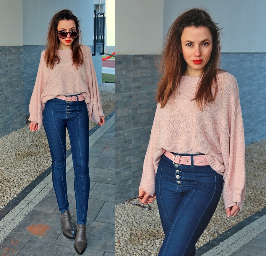 Jointy&Croissanty;:  pastel pink sweater