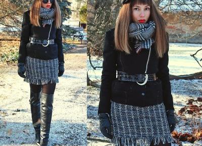 Jointy&Croissanty;: tweed skirt