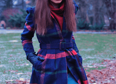 Jointy&Croissanty: plaid wool coat