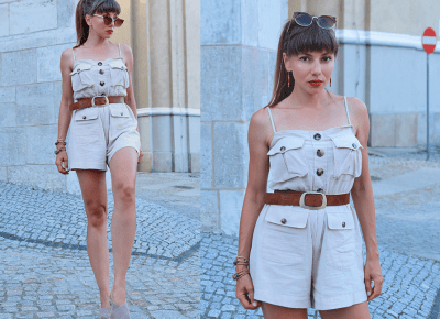 Jointy&Croissanty;: linen romper