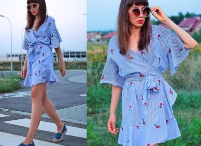 Jointy&Croissanty: kimono striped dress