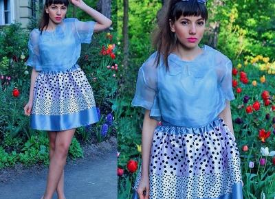 Jointy&Croissanty: silk pastel dress