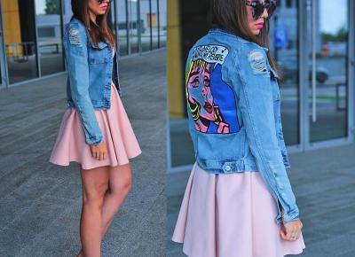 Jointy&Croissanty: pop art denim jacket