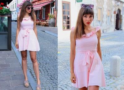 Jointy&Croissanty;: candy pink dress