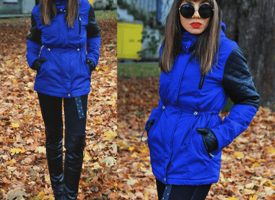 Jointy&Croissanty: blue parka jacket