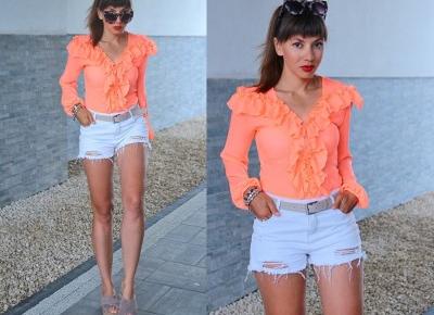 Jointy&Croissanty;: coral bodysuit
