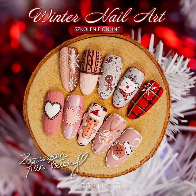 Winter Nail Art - pomysły na zimowe zdobienia paznokci - inspiracje 💅