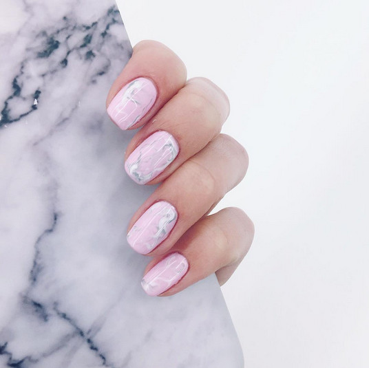Marble nails 🌸