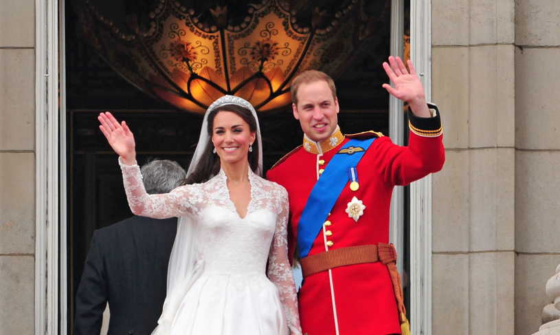 Najdroższe suknie ślubne na królewskim dworze.