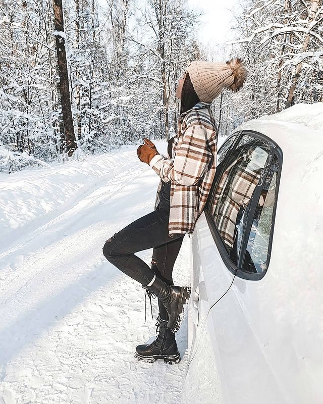 Zimowe outfity - pomysły z Instagrama ❄️