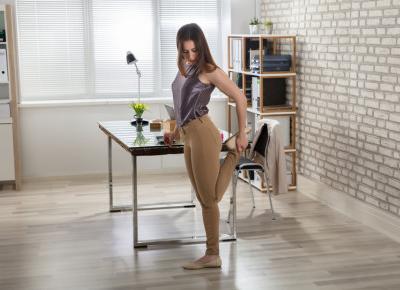 By wyszczuplić uda.