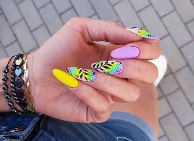 Kolorowy manicure 💅 Inspiracje z Instagrama ☀️