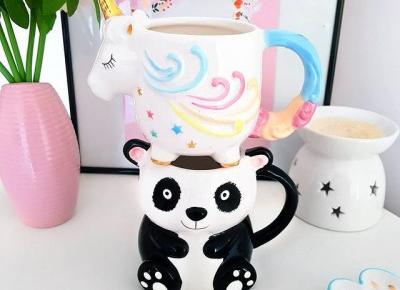 Kubki 3D - panda & jednorożec | Asda