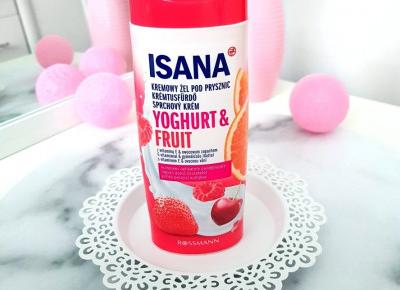 Isana - Żel pod prysznic, yoghurt & fruit.