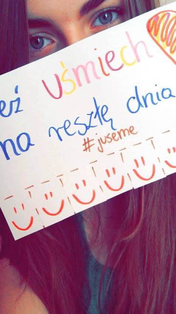 Carrrolina Blog: #JUSEME: Weź uśmiech na resztę dnia