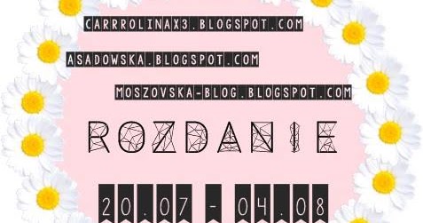 Carrrolina Blog: Rozdanie!