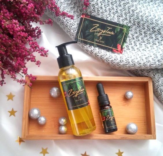 Olejek do oczyszczania twarzy, Wzmacniająco  – kojące serum pod oczy, Zmysłowa by Olga Lutz