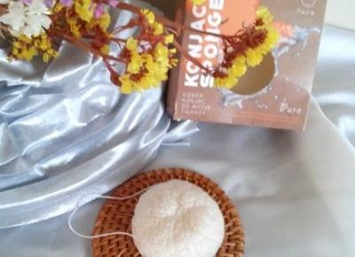 Pure KIDS – 100% naturalna, mała, hipoalergiczna gąbka konjac do oczyszczania skóry dzieci i niemowląt, Yasumi