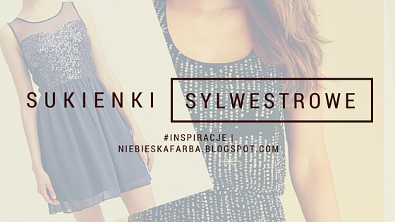 niebieska farba: Sukienki sylwestrowe #inspiracje