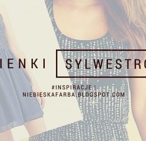 niebieska farba: Sukienki sylwestrowe #inspiracje