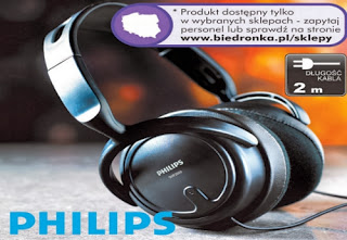 Słuchawki SHP 2000 Philips z Biedronki
