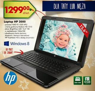 Laptop HP 2000 z Biedronki