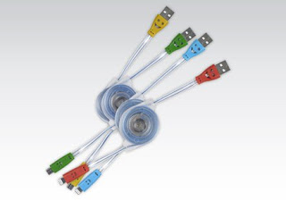 Świecący kabel USB z Biedronki
