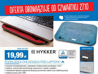 Cooler Pad podkładka chłodząca Hykker z Biedronki