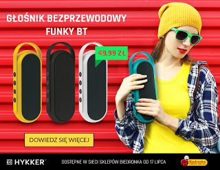 Bezprzewodowy głośnik Hykker Funky BT z Biedronki