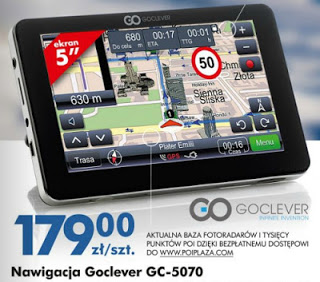Nawigacja Goclever GC-5070 z Biedronki