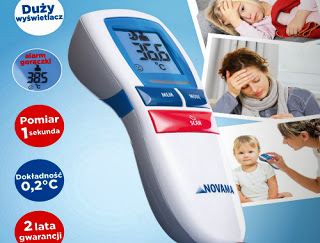 Bezdotykowy termometr Free Novama z Biedronki