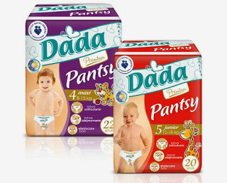 Pieluchomajtki Pantsy DADA Premium z Biedronki
