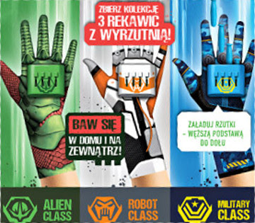 Rękawica Glove Blaster z Biedronki