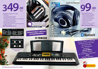 Keyboard Yamaha YPT 220 z Biedronki