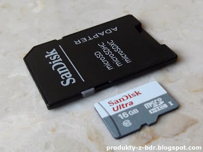Test:  Karta micro SDHC SanDisk Ultra UHS-I 16 GB z Biedronki