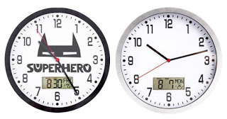 Zegar ścienny z termometrem i kalendarzem z Biedronki