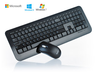 Bezprzewodowa klawiatura i myszka Microsoft z Biedronki