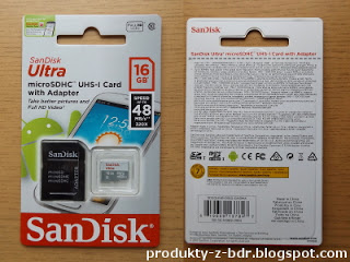 Testujemy produkty z Biedronki: Karta micro SD SanDisk ultra 16 GB z Biedronki