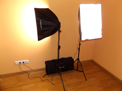 Dobre światło to podstawa czyli zestaw do ciągłego oświetlenia Softbox firmy Craphy 10 x 45W z Gearbest