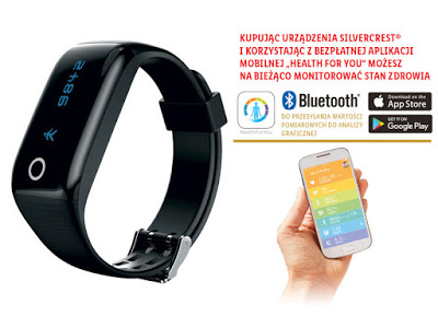 Co w Lidlu: Opaska fitness z funkcją Bluetooth Silvercrest  z Lidla