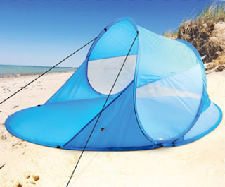 Samorozkładający namiot plażowy z Biedronki