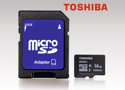 Karta Toshiba microSD 16 GB z Biedronki