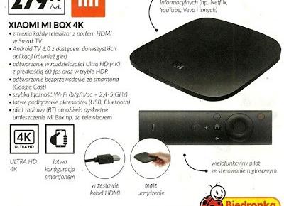 Xiaomi Mi Box 4K z Biedronki