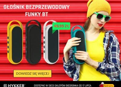 Bezprzewodowy głośnik Hykker Funky BT z Biedronki