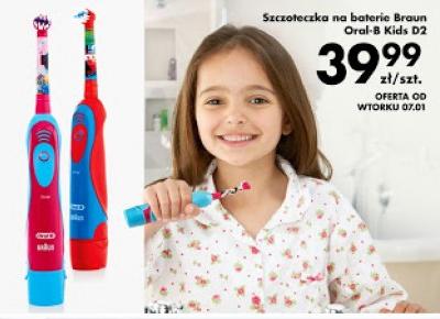 Szczoteczka na baterie Braun Oral-B Kids D2 z Biedronki