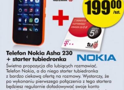 Telefon Nokia Asha 230 z Biedronki