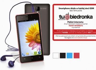 Smartphone Myphone Q-Smart z Biedronki